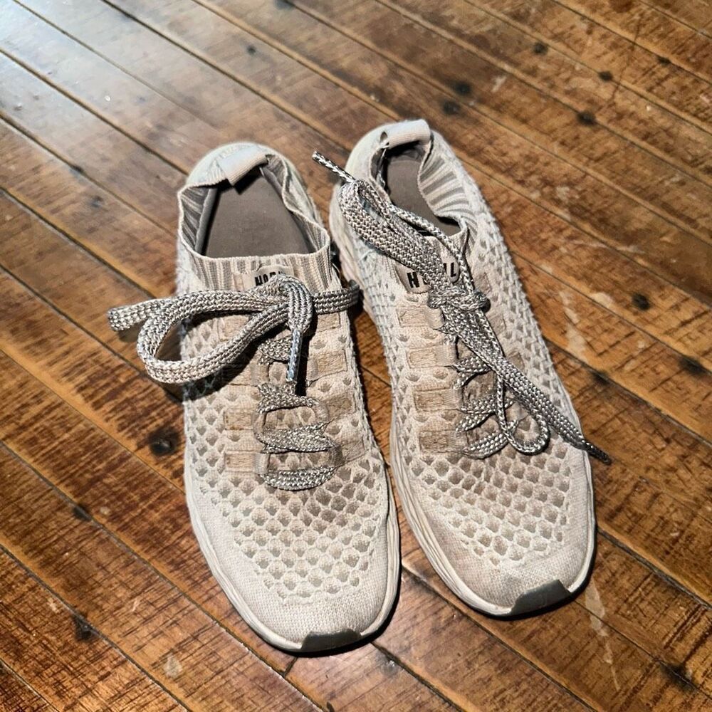 No Bull blue knit runners athletic workout 6.5 sneakers